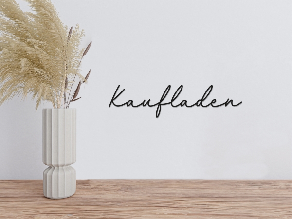 Schriftzug "Kaufladen"